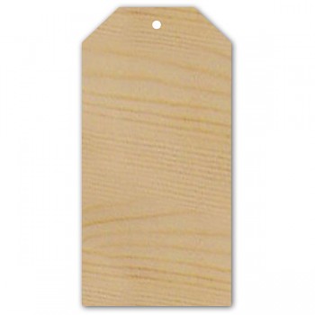 Wooden shape Tag / 22,5x45cm 