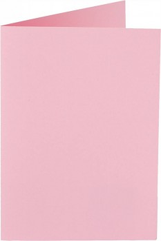 Karte A6 / 105x148mm / 1St. / Baby pink