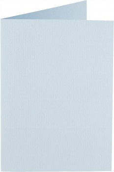 Double Card A6 / 105x148mm / 1ks / Baby blue