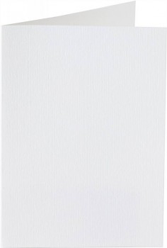 Double Card A6 / 105x148mm / 1ks / Pearly White