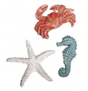 Polyresin Meerestiere, 4-6cm