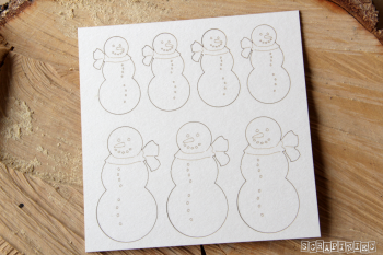 Chipboards - snowmen