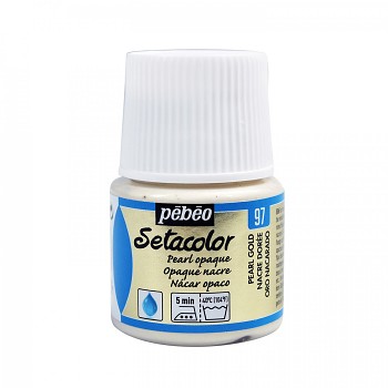 Setacolor Opaque / textilní barva 45ml / Pearl gold 97