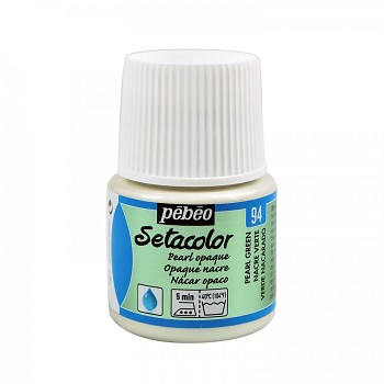 Setacolor Opaque / Textilfarbe 45ml / Pearl green 94
