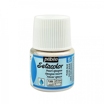 Setacolor Opaque / kolor tekstylne 45ml / Pearl blue 95
