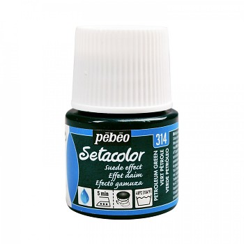 Setacolor Opaque / kolor tekstylne 45ml / Suede Petroleum green 314