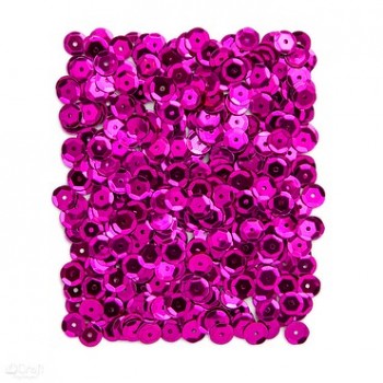 Metalické flitre / 15g / fuchsia