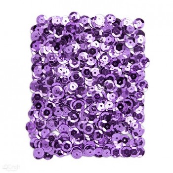 Metallic sequins / 15g / light purple