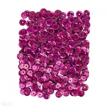 Holographic sequins / 15g / dark pink