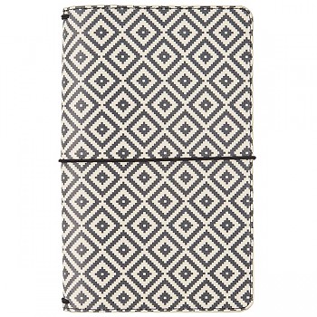 Aztec Black & White Traveler's Notebook 