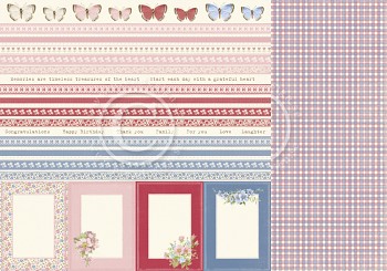 Patchwork of Life / 12x12" / Borders