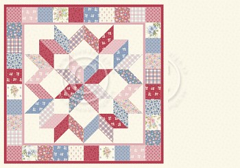 Patchwork of Life / 12x12" / Family quilt