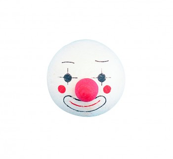 Wattekopf: Clown mit Nase / 40mm / 1St.