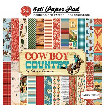 Cowboy Country / 6x6 / Sada papierov