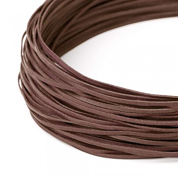 Leather cord / 2 mm / brown / 120cm
