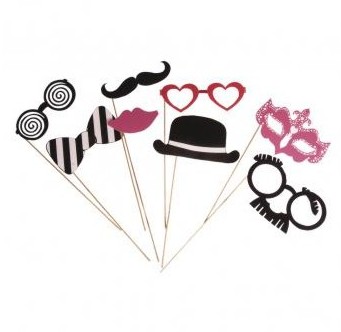 Party Masks Basic 1 / 8pcs