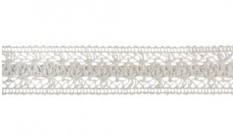 Lace ribbon cream 38mm 