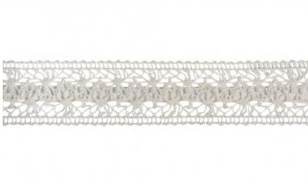 Lace ribbon cream 38mm 