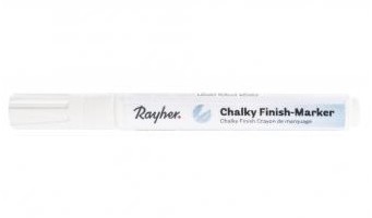 Chalky Finish marker 2-4mm / white