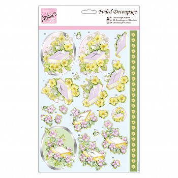 Foiled Decoupage - Spring Service