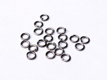 Jumpring / 20 pcs / 4 mm / gun metal