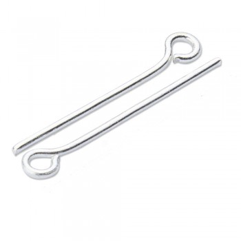 Eyepins / 20pcs / 20mm / silver