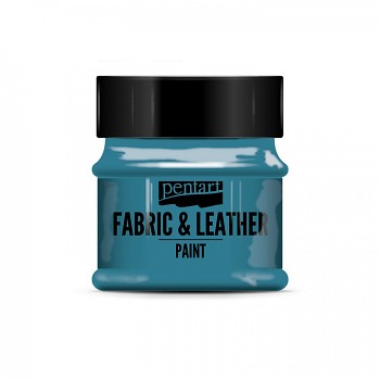 Fabric & Leather Paint 50ml / cyan-blue