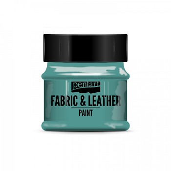 Farba do tkanin i skóry 50 ml / turquoise green