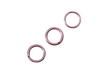 Split ring 10 pcs / 7mm / pink-gold