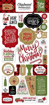 Celebrate Christmas / Chipboard Phrases / 6x12" 