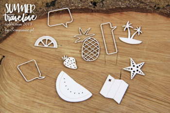 Chipboards - Summer travelove - fruits