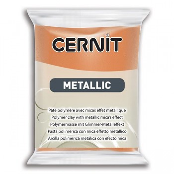Polymérová hmota Cernit Metallic / 56g / hrdza 775