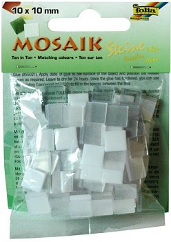 Mosaik 10x10mm / white