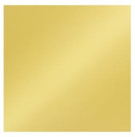 Scrapbookový papier / 12x12 / 200g/m2 / metalický zlatý lesklý