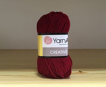 Yarn Creative / 50g / bordó 238