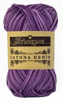 Yarn Catona Denim / 50g / purple 136