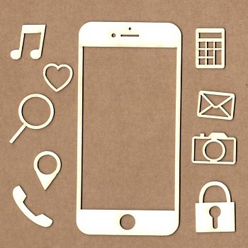 Chipboards - Smartphone / 10St.