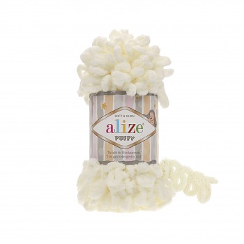 Alize Puffy / 100g / 62 Light Cream