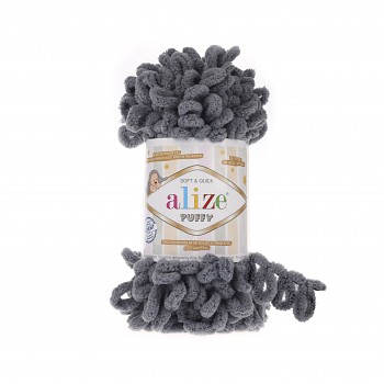 Alize Puffy / 100g / 87 Coal Grey