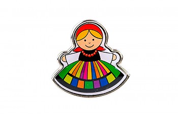 Folk pin / 2 x 2 cm