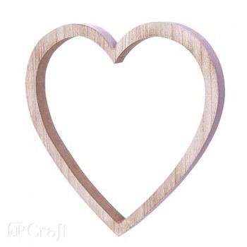 Wooden decor - Heart / 29 см