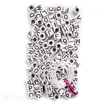 Beads - Letters / 5mm / 130 St.
