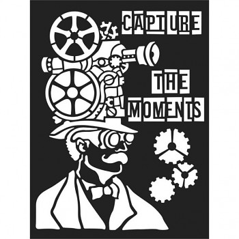 Thick stencil / 15x20cm / Capture the moment