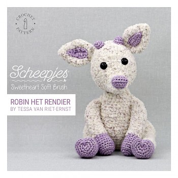 Návod na háčkovaného jelenčeka / Crochet pattern Sweetheart Soft Brush