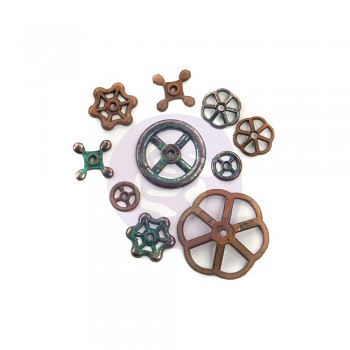Kovové ozdoby / Mechanicals Rustic Knobs / 10ks