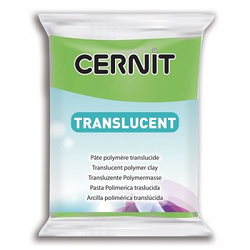 Cernit / transculent Lime green / 605
