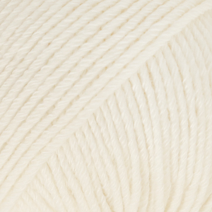 DROPS Cotton Merino / 50g - 110m / 01 white