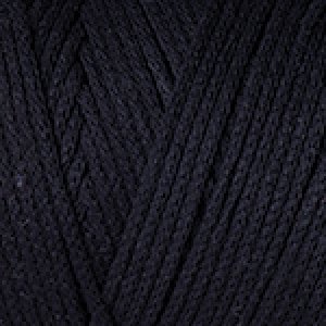 Macrame Cotton / 225m / čierna 750