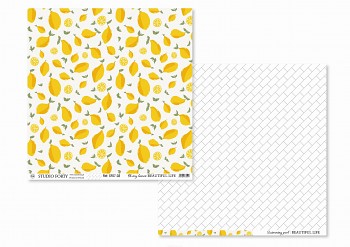 oh my lemon / swimming pool / Dwustronny papier do scrapbookingu / 12x12 