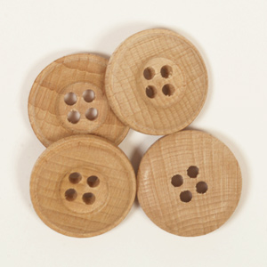 Wooden button / 2cm / 1pc